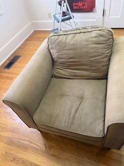 Oversized Fabric Accent Chair