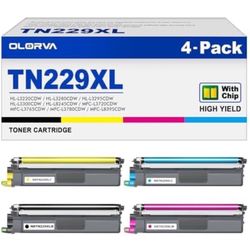 Brand New TN229XL TN229 Toner Compatible for Brother TN229 Toner Cartridges Works for Brother MFC-L3780CDW HL-L3280CDW HL-L3220CDW MFC-L3720CDW ,