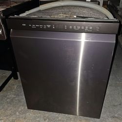 LG DARK STAINLESS STEEL DISHWASHER WITH INTERIOR STAINLESS STEEL TOO AND 3 RACKS.....USED....$ 250