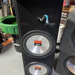 10” Polk Momo Subs With Box