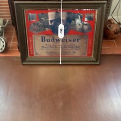 Budweiser Mirror 