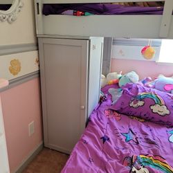 Bunkbeds With Desk Mattress Included 