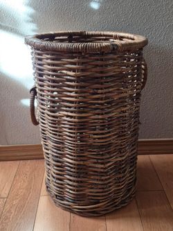 Tall round basket