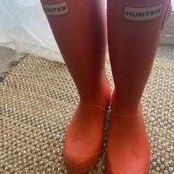 Hunter Unisex-Child Original Gloss Rain Boot 4 