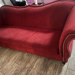 Sofa Red Velvet