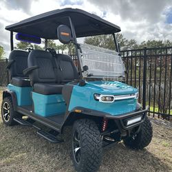 New LITHIUM four seat golf cart