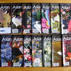 16 issues of Asian Fiber Quilting and Design Ideas Magazines