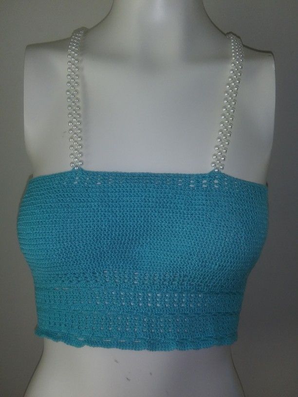 ***NEW*** LisaG7 CROCHETED CROP TOP CT134