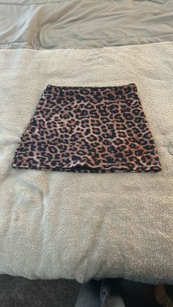 Cheetah Print Skort