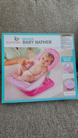 Folding baby sling bather