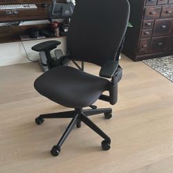 Steelcase Office Chair Leap V2 Black Fabric