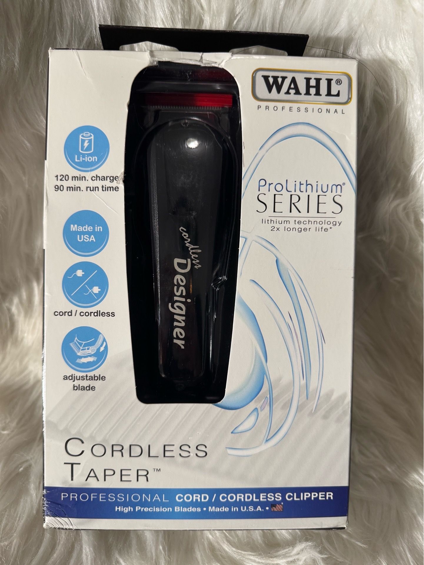Wahl Cord/Cordless Professional Designer Taper Clipper Pro Lithium Series
