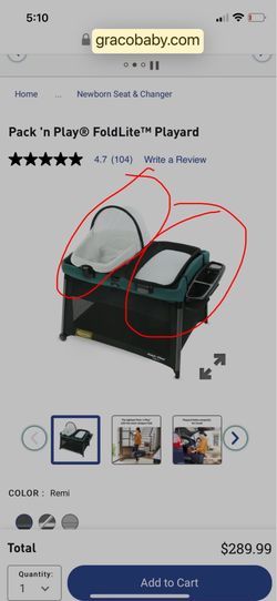 Graco Pack n' Play Foldlite Playard accessories only.