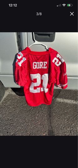 San Francisco 49ers Frank Gore Jersey Red NFL Reebok Size50