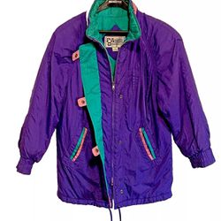 Vintage 80s Pa Originals Nylon Unisex Size Small Winter Parka Jacket Coat Ski