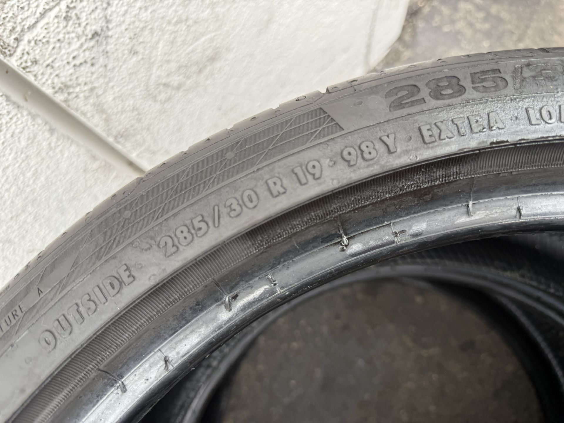 285/30/19 Continental SSR RunFlat (2 Tires) $80.00 Both