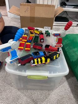 Thomas the train tracks and trains