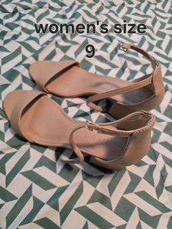 Madden Girl Nude Ankle Strap Heels - Size 9