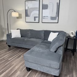 FREE DELIVERY Gray Sofa Sectional Couch Grey