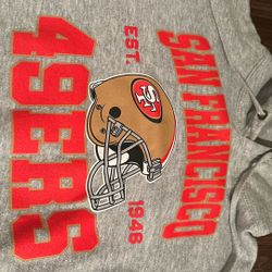 49ers Gray Hoodie 