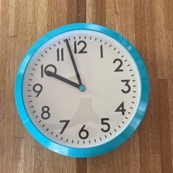 Vintage Teal Wall Clock