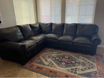 Leather coach