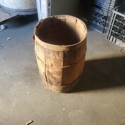Vintage Wood Barrel