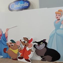 Cinderella Birthday Party Prop Cut Outs