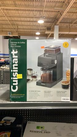 Cuisinart Espresso & Coffee Conical Burr Grinder CBM-22SA $70