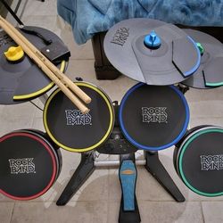 Rock Band Game Complete Set Up With PS3 And Other Games