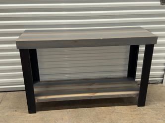 🪵 Rustic Wood Console Table / Sofa Table with Lower Shelf 🪵