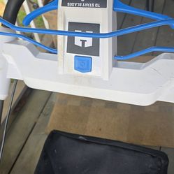 Battery powered lawn mower