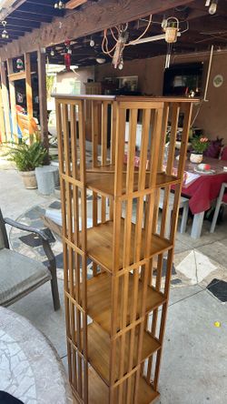 Bamboo show case