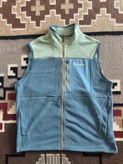 Cotopaxi Vest Adult XL Green Full Zip Outdoors Casual Mens