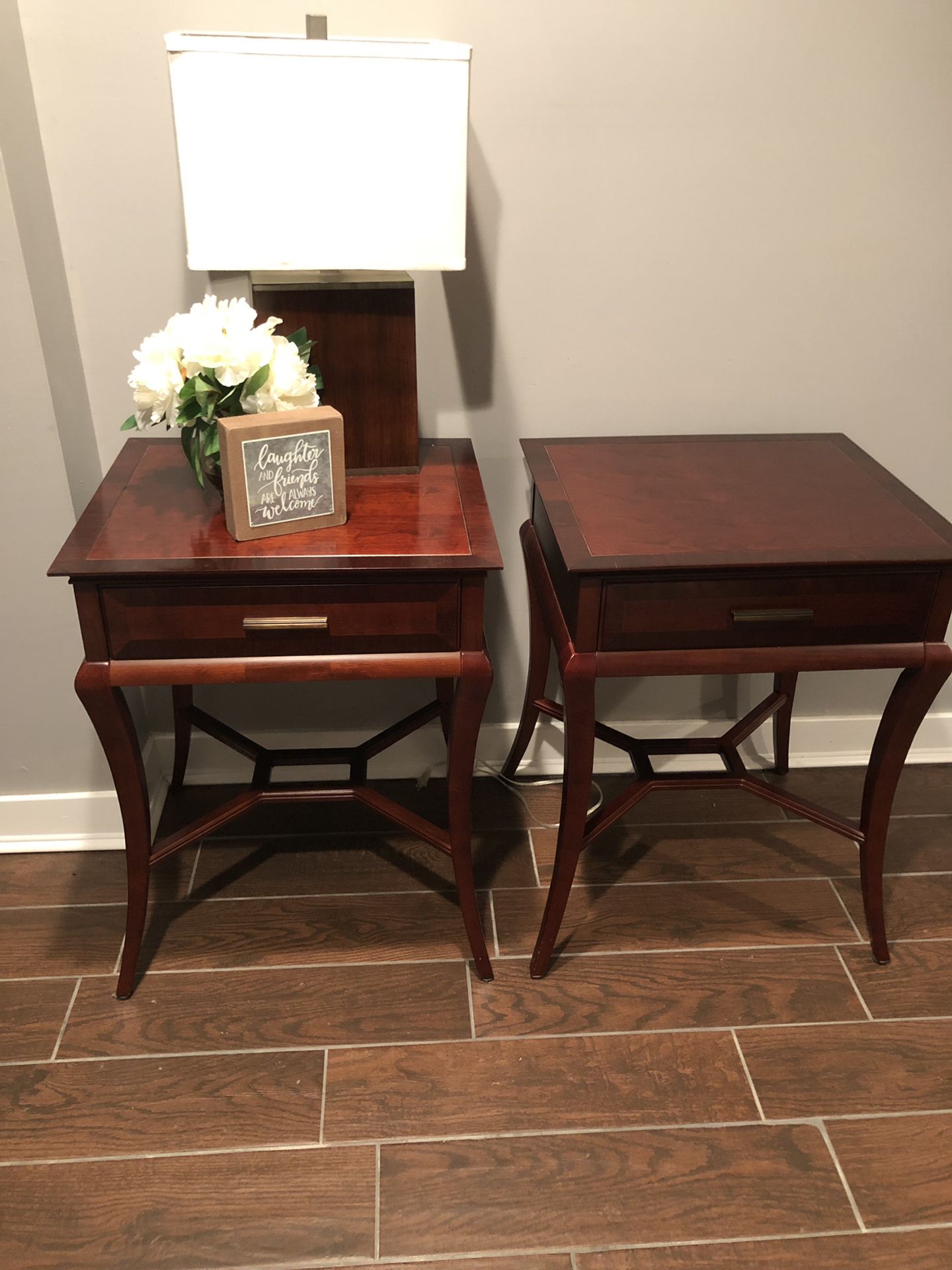 2 Bombay End Tables ($40 each/obo) - Great Condition!