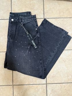 Purple jeans