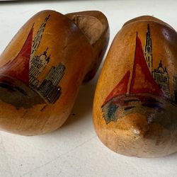 Wooden Souvenir Clogs From Antwerp