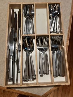 Stainless Steel Silverware Set Of 9