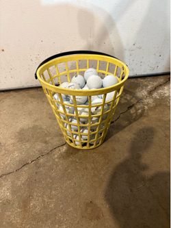 Range basket with 40 golf balls