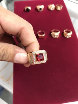 14k Gold filled men rings