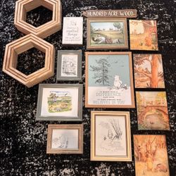 Nursery / Kids Framed Wall Decor And Shelves