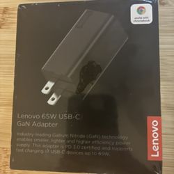 Lenovo 65W USB-C GaN adapter