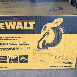 DEWALT 15 Amp Corded 12 in. Single Bevel Compound Miter Saw