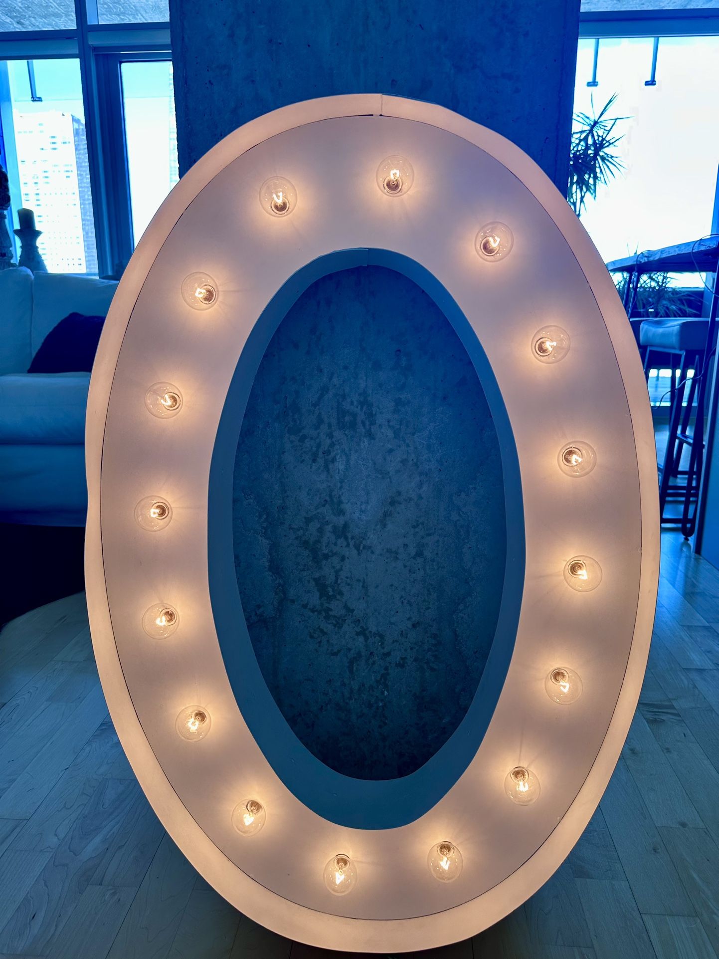 Marquee Letter Or Number 0