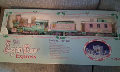 Vintage Sugar Town Express musical train, battery operated, excellent condition