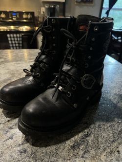 Harley Davidson Motorcycle Boots Size 9 