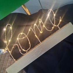 Home lite up sign decor  14" Battery  Switch