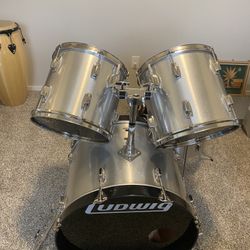 Ludwig Big Beat series 1980s - Silver