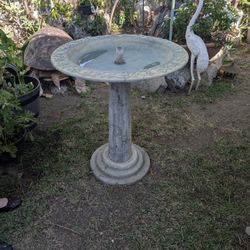 Antique Bird Bath 