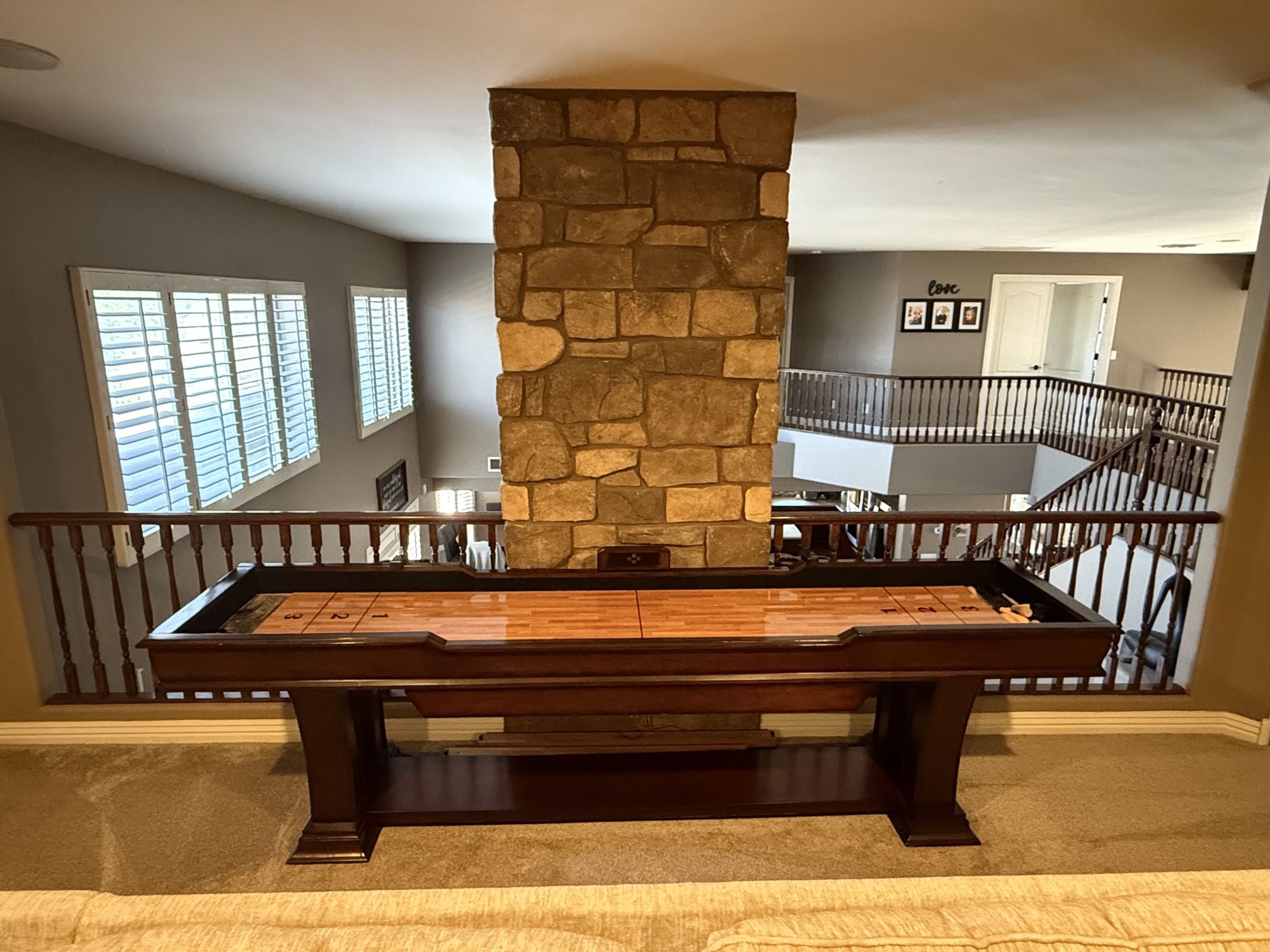 Shuffleboard table by Well Universal